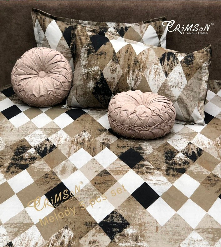 2 ROUNDED DOUBLE BEDSHEET SET