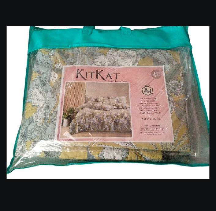 4 PCS KITKAT COMFERTER SET