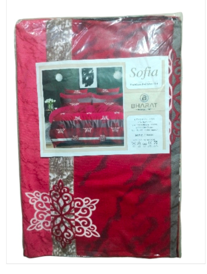 SOFIA DOUBL BEDSHEET CAMBRIC  COTTON