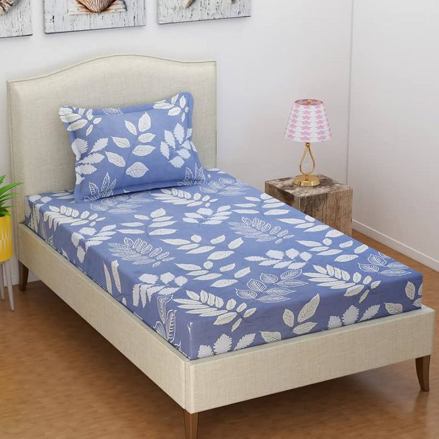 SINGLE BED PURE JAIPURI BEDSHEETS