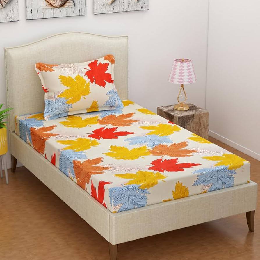 SINGLE BED PURE JAIPURI BEDSHEETS