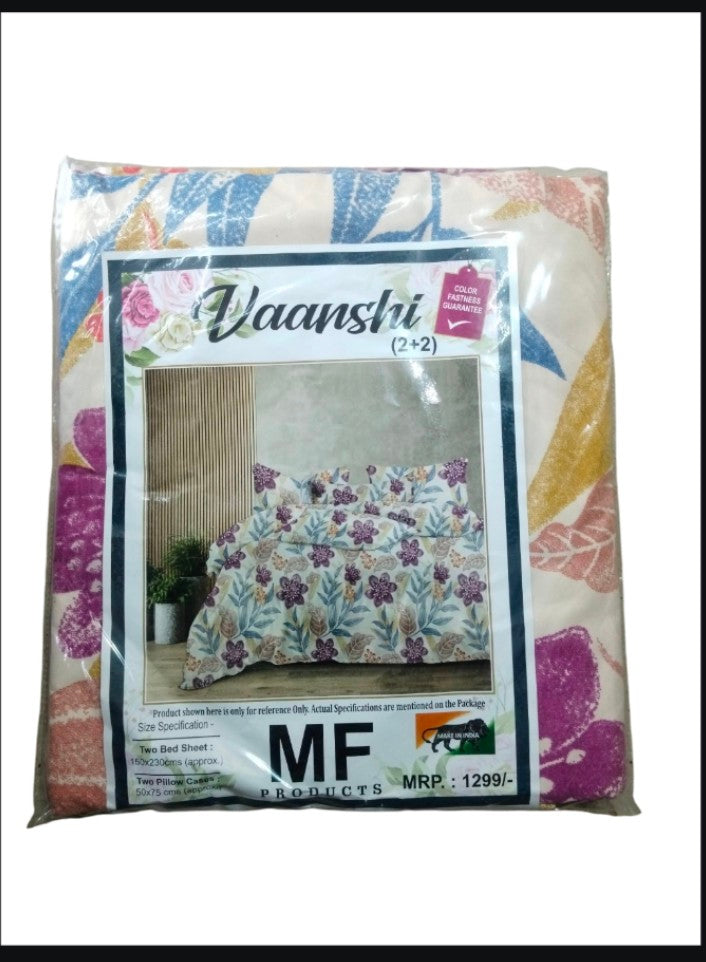 Cambric cotton single bedsheets