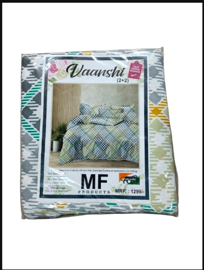 Cambric cotton single bedsheets