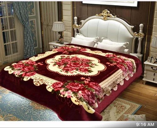 DOUBLE BED BLANKET DOUBLE PLY